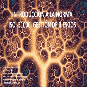 Introducción Norma ISO 31000 - Gestión de Riesgos | PPTX