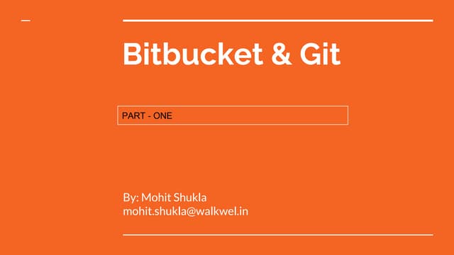 Bitbucket and Git