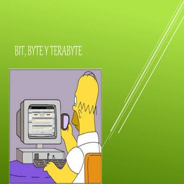 Bit, byte y terabyte | PPTX