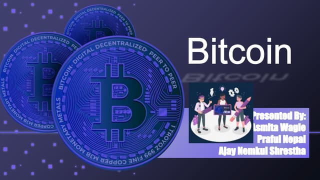 Bitcoin Power Point Presentation | PPT