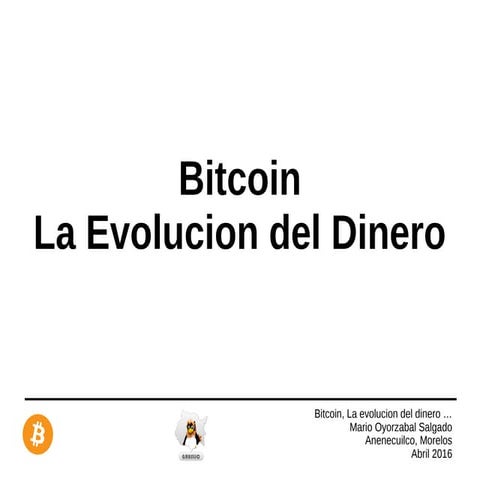 bitcoin, la evolucion del dinero