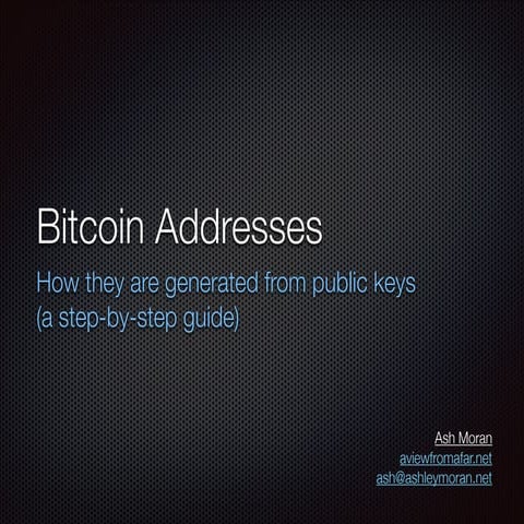 Bitcoin Addresses