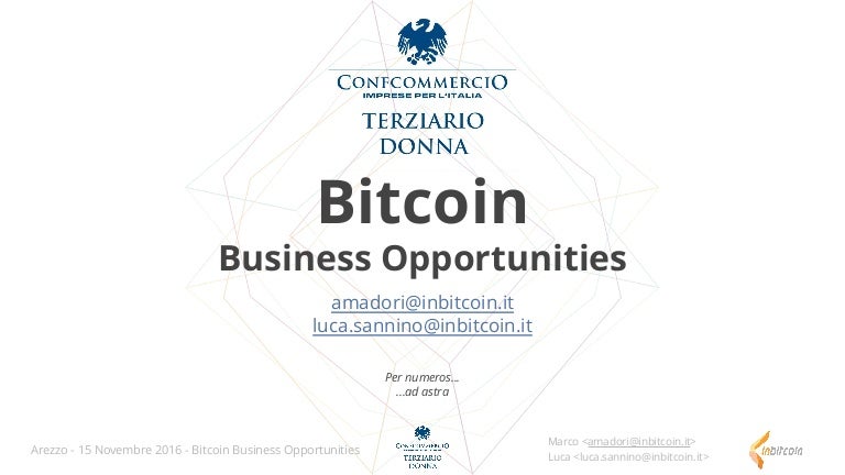 Bitcoin Business Opportunities