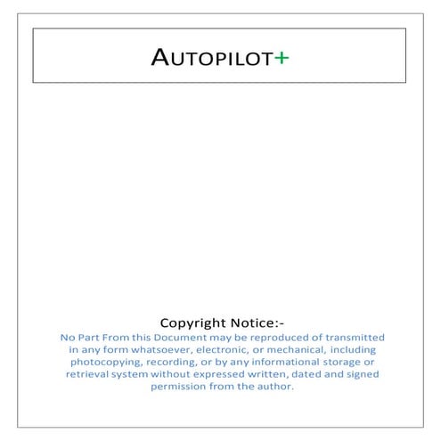 Bitcoin autopilot v1
