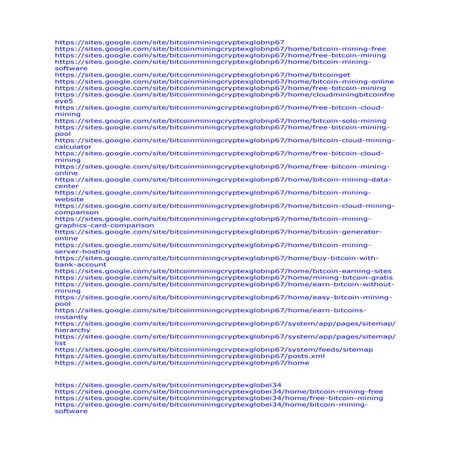 A Quick Guide To Mining Bitcoin | PDF