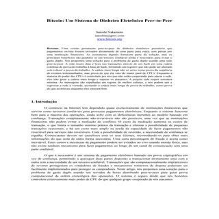 Bitcoin Paper (pt-BR)