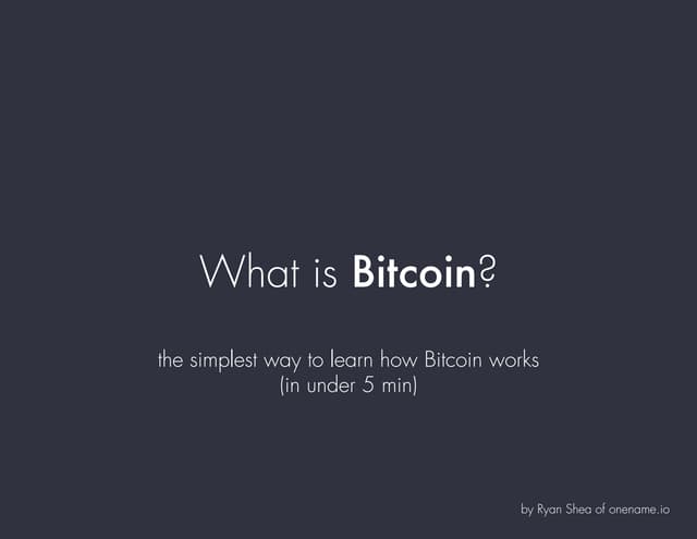 What is Bitcoin? How Bitcoin works ...