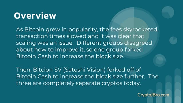 Bitcoin vs Bitcion Cash vs Bitcoin SV