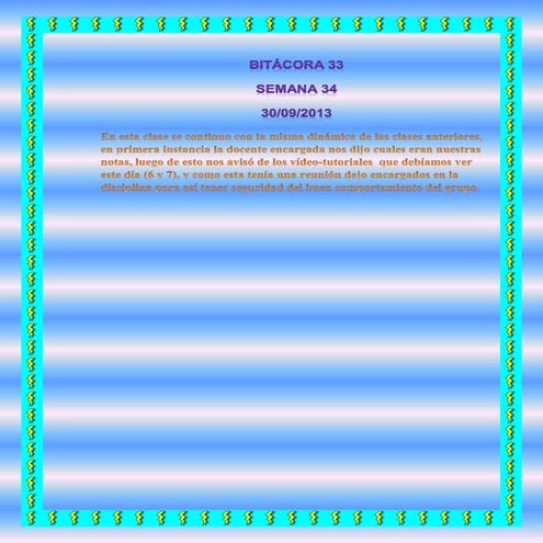 Bitácora 33