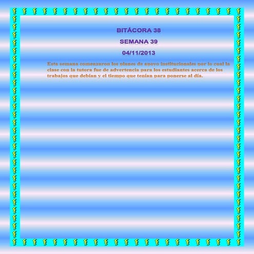 Bitácora 38