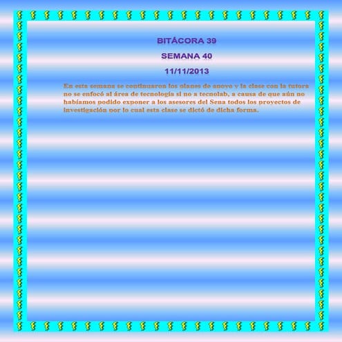 Bitácora 39