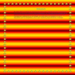 Bitácora 5
