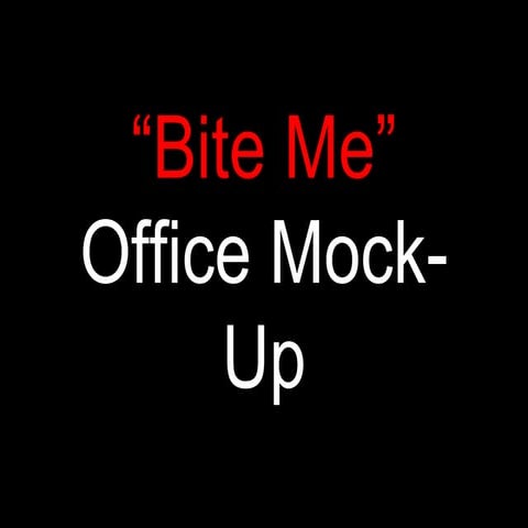 Bite me picture powerpoint