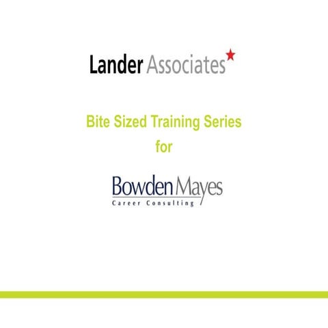 Bitesized leadership training   engagement