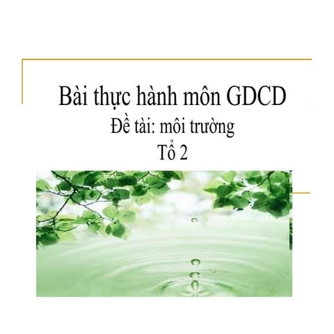 ô nhiễm môi trường, thực trạng, nguyên nhân, giải pháp