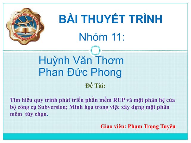 CONG NGHE PHAN MEM