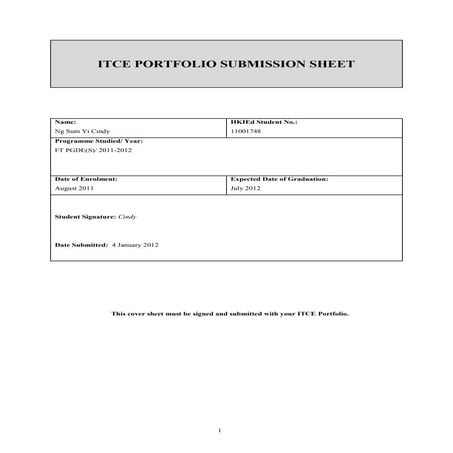 BIT IIT Submission Form