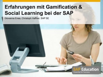 Social Learning & Gamification bei SAP - BITKOM Arbeitskreis