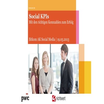 Bitkom AK Social Media: PwC Social Enterprise Benchmark