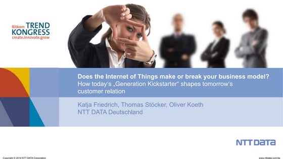 Bitkom Trendkongress 2014: NTT DATA Innovationworkshop about how the IoT requ...