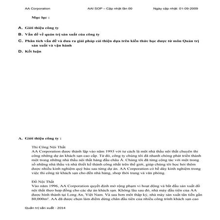 Bài tập lớn cuối kỳ   aai-52 ht quy trinh tren sap aai-sop