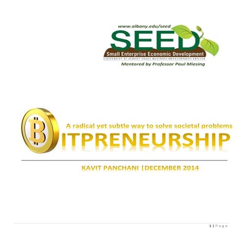 Bitpreneurship