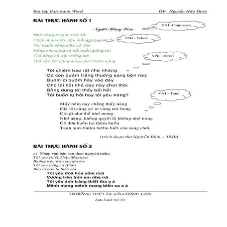 Bài tập thực hành word   giáo án, bài giảng