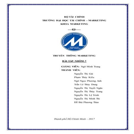 Bài tập truyền thông