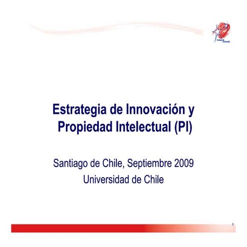 Estrategia de Innovación y Propiedad Intelectual