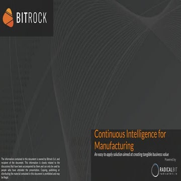 Bitrock manufacturing 