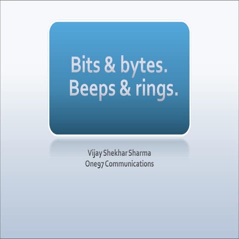 Bits & Bytes. Beeps And Rings   Nasscom Friday’S 2.0   41st Session