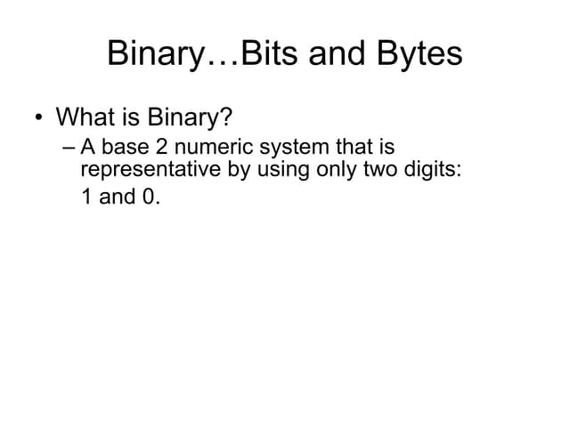 Bitsbytes