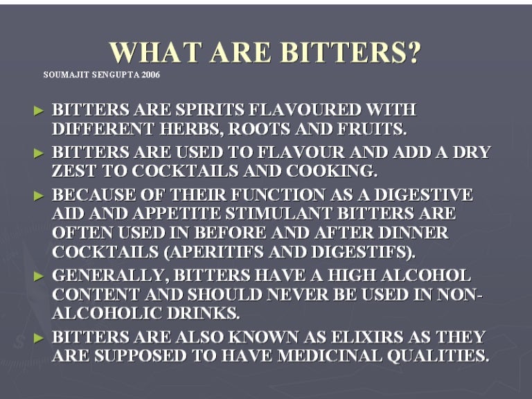 Bitters