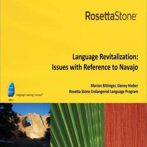 Bittinger & Hieber - Language revitalization: Issues with reference to Navajo