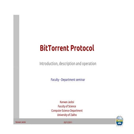 Bit torrent protocol