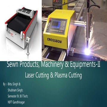 Laser cutting & Plasma cutting machines for textiles