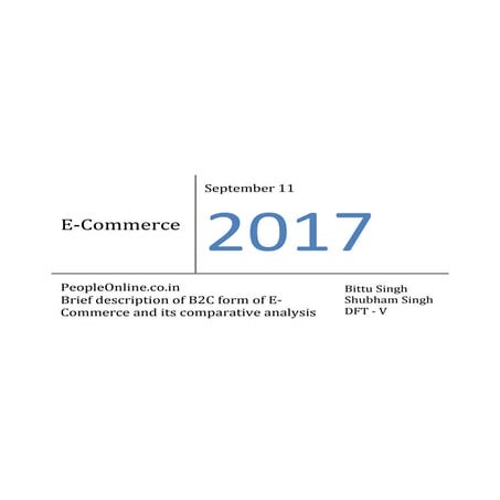 E-Commerce Business Model