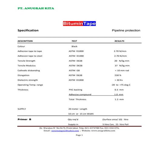 Bitumin specification | PDF