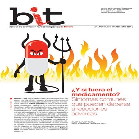 Bit v19n2 Síntomas Comunes 2ºs Reacciones Adversas a Medicamentos