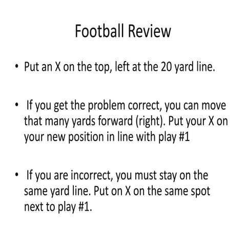 Bivariate data football review