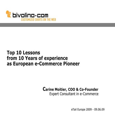 Bivolino.com  Top 10 lessons