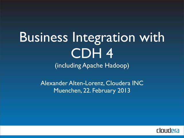 Bi with apache hadoop(en)