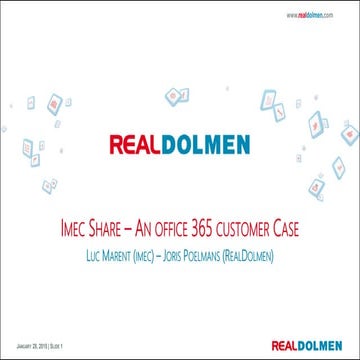 imec Share - An Office 365 customer case