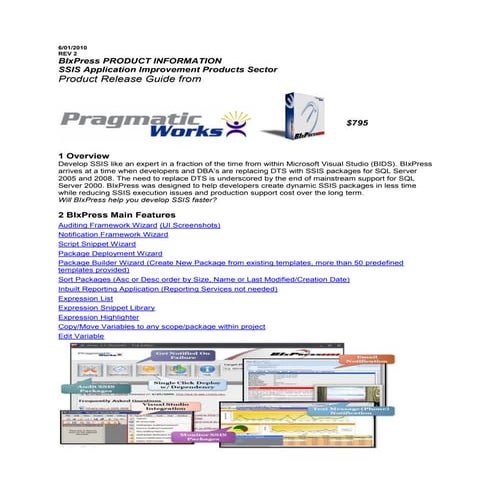 B Ix Press Data Sheet V2