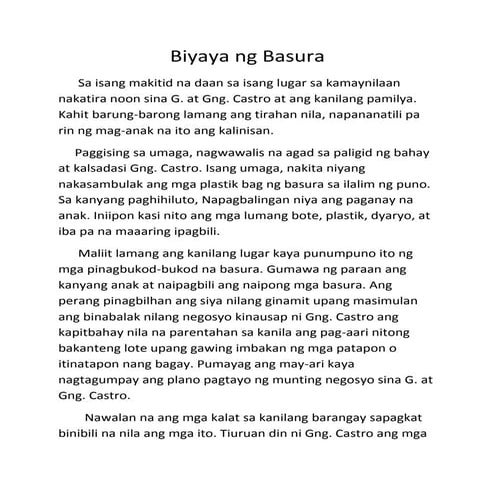 Biyaya ng basura