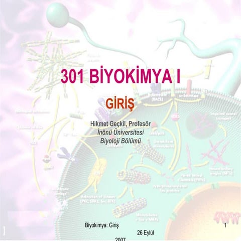 Biyokimya: Giriş