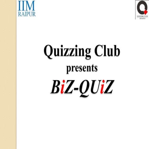 BiZ-QUiZ