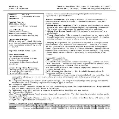 Socially Conscious Professional Services