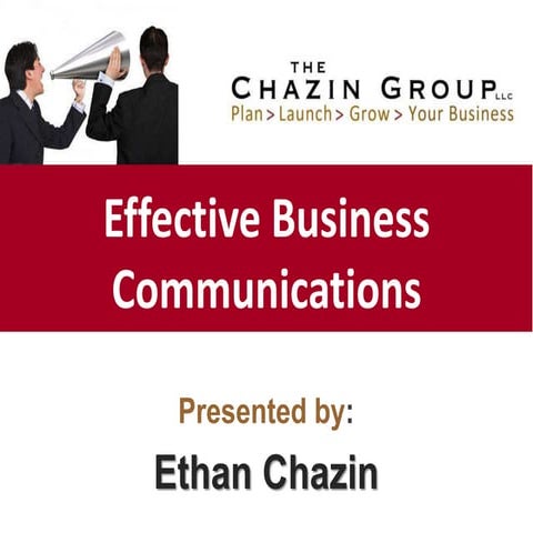 Biz communications part1_chazingroup