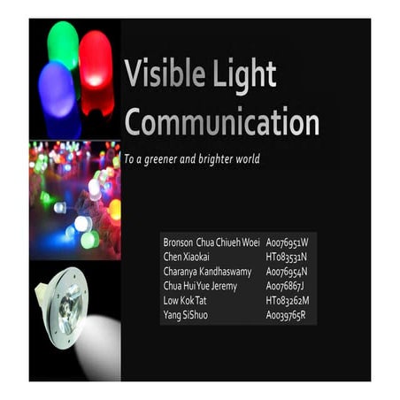 Biz model for visible light comunication